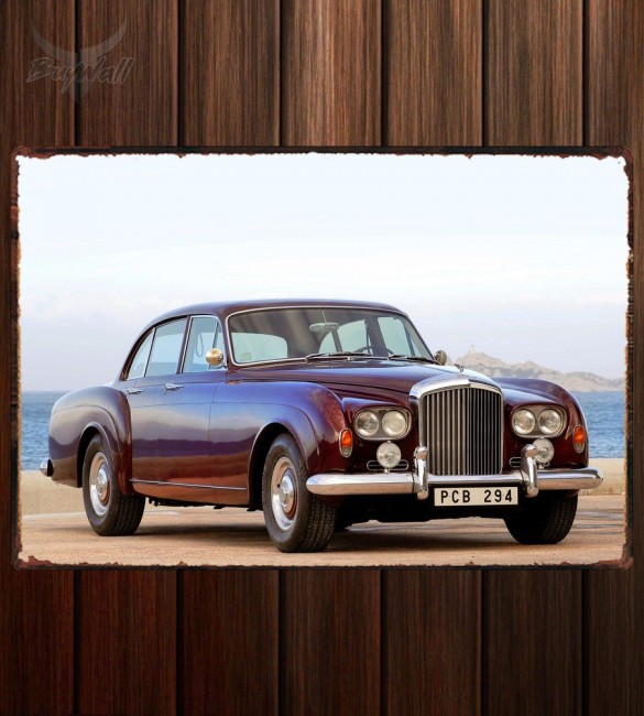 Металлическая табличка Bentley S3 Continental Flying Spur Saloon by Mulliner Металлическая табличка Bentley S3 Continental Flying Spur Saloon by Mulliner